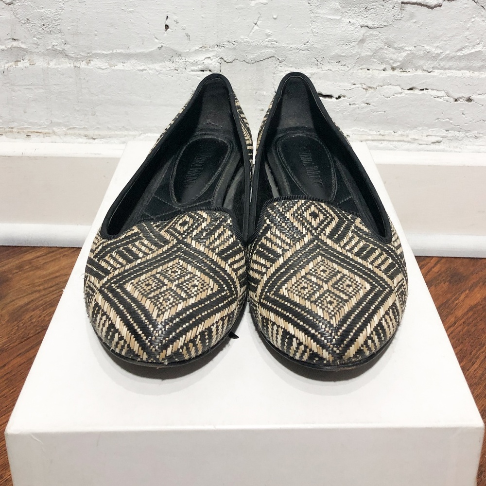 Vera Wang Woven Flats